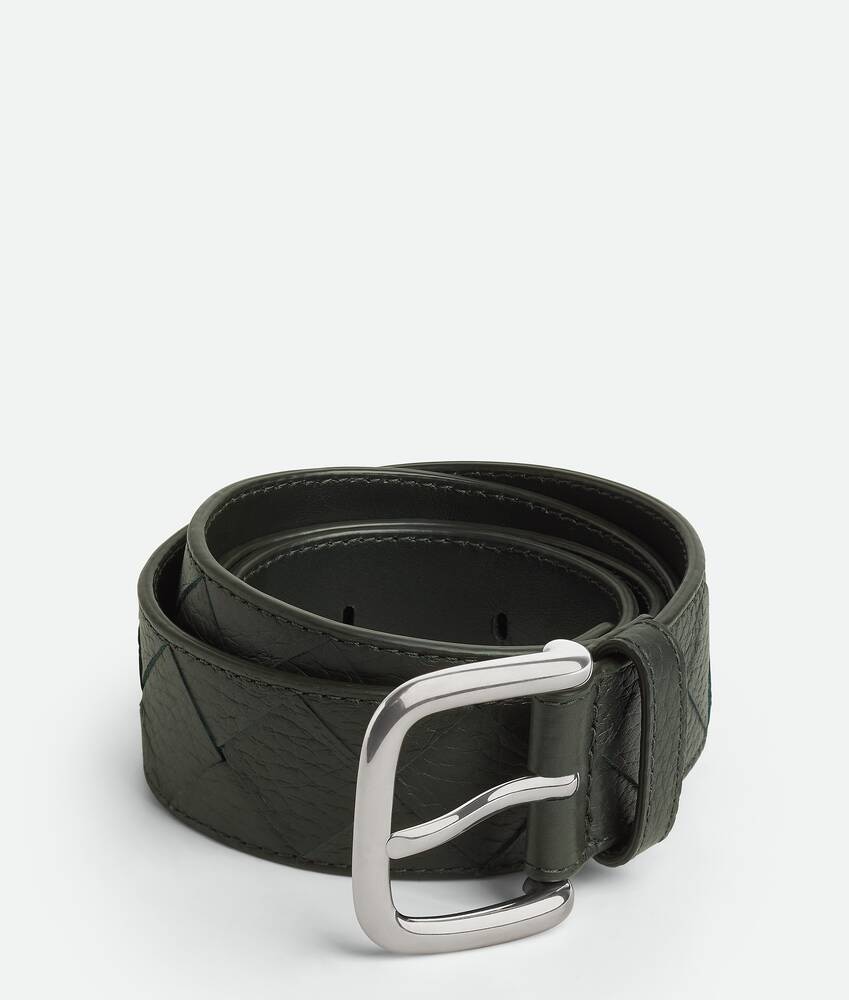 Bottega Veneta Cinturón Intrecciato Taurillon