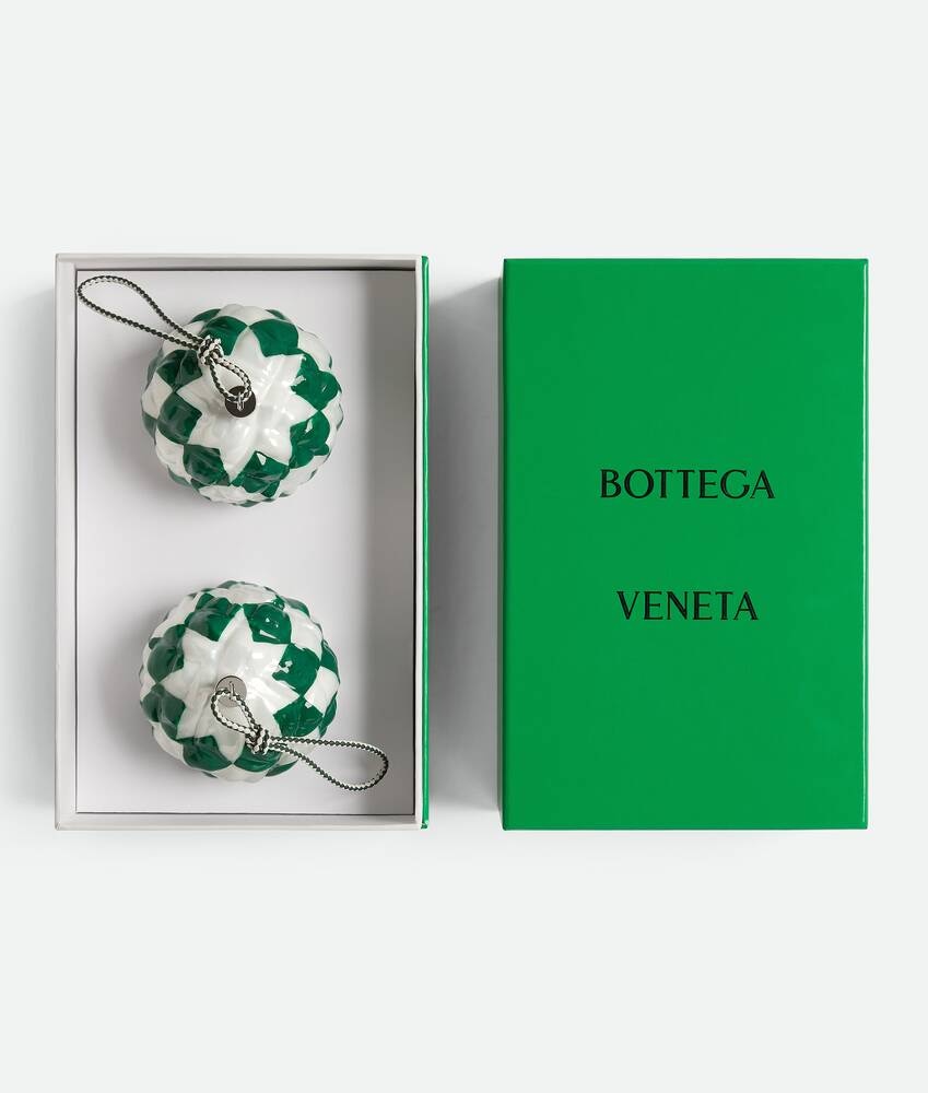 Bottega Veneta Juego de dos adornos de cuadros Precio de fábrica