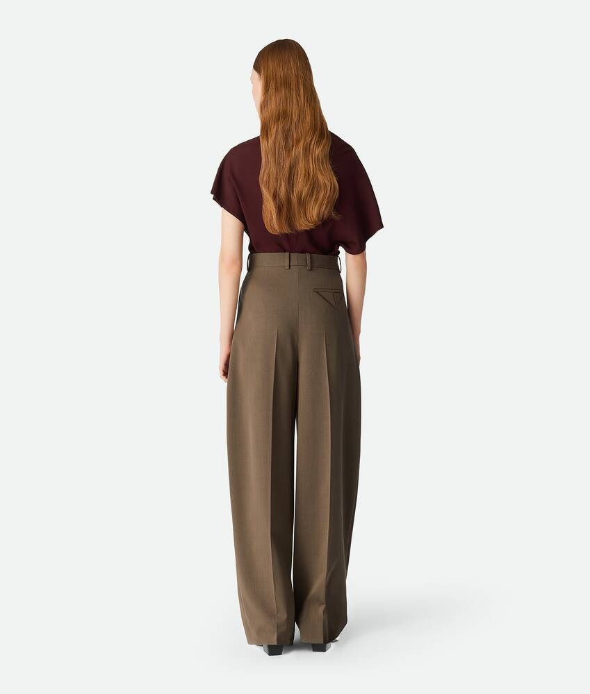 Bottega Veneta Pantalones rectos de lana Outlet