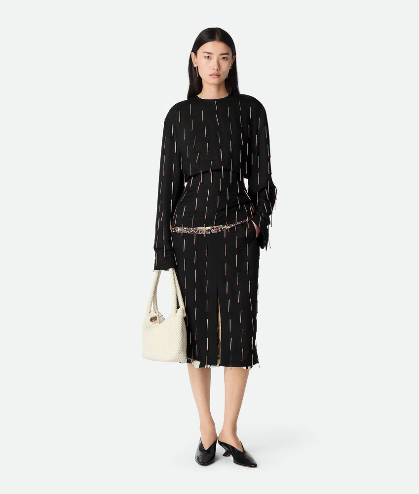 Bottega Veneta Camiseta de viscosa con fósforos En oferta
