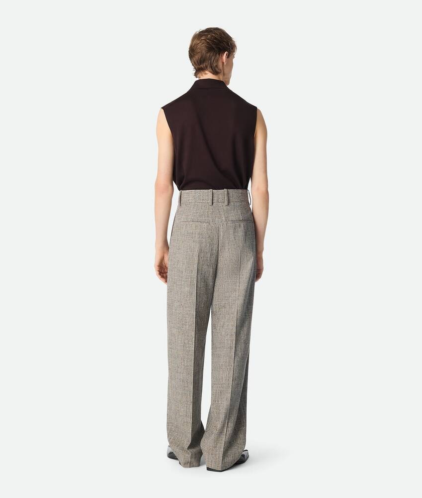 Bottega Veneta Pantalones rectos de viscosa con motas de color Tienda
