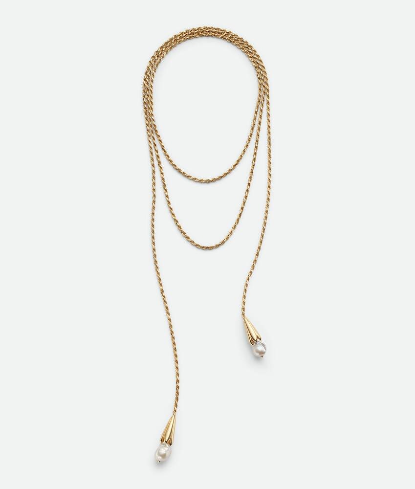 Bottega Veneta Collar Pearl estilo bufanda