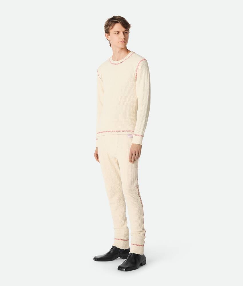 Bottega Veneta Jersey de algodón gofrado Grandes ahorros