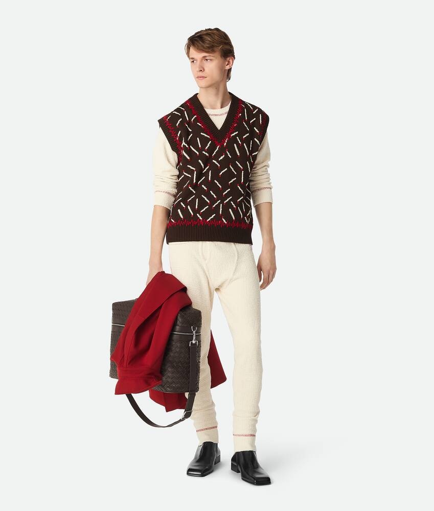 Bottega Veneta Jersey de algodón gofrado Grandes ahorros