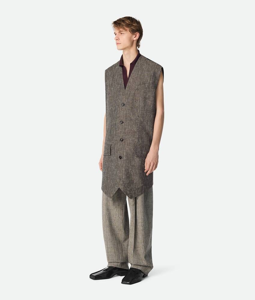 Bottega Veneta Chaleco de viscosa con motas de color Rebajas de fin de temporada