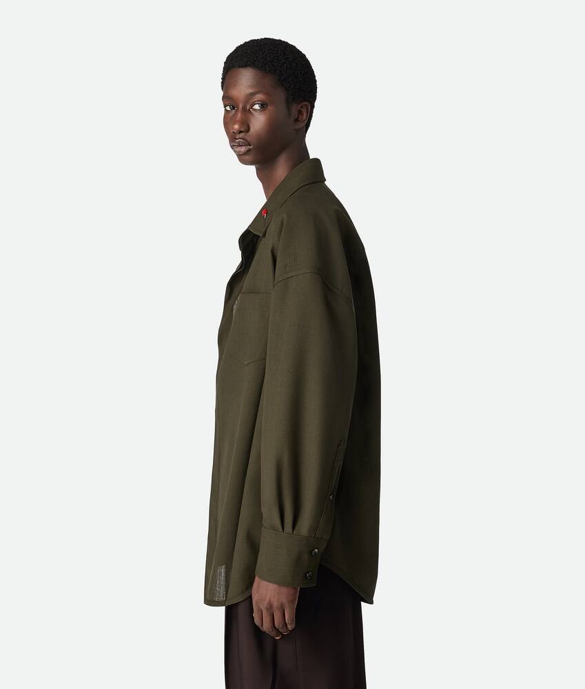 Bottega Veneta Camisa de lana ligera En línea