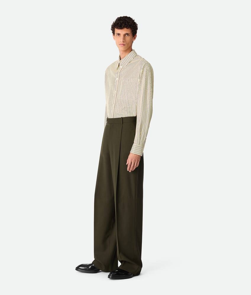 Bottega Veneta Pantalones Wide Leg de lana ligera Outlet