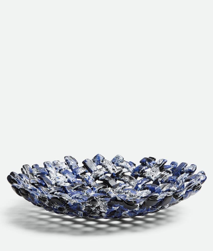 Bottega Veneta Bandeja esmaltada Volcanic Intrecciato