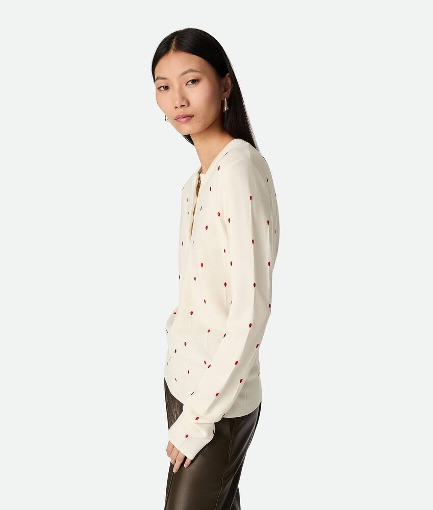 Bottega Veneta Camiseta de algodón con fósforos bordados Descuento por venta flash