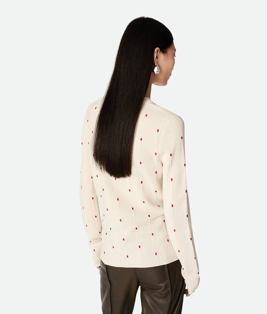 Bottega Veneta Camiseta de algodón con fósforos bordados Descuento por venta flash