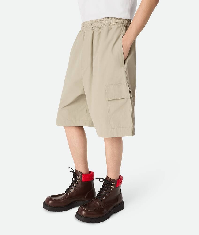 Bottega Veneta Pantalones cortos cargo de algodón técnico 2025