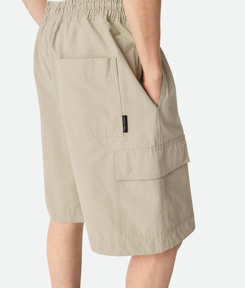 Bottega Veneta Pantalones cortos cargo de algodón técnico 2025