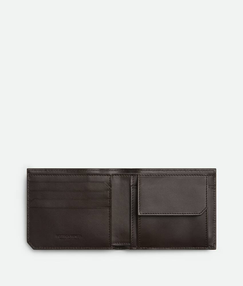 Bottega Veneta Cartera Intrecciato Piccolo Bi-Fold con monedero Libre de impuestos