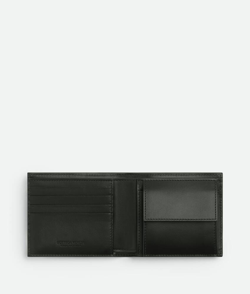 Bottega Veneta Cartera Intrecciato Diagonal Bi-Fold con monedero Oferta exclusiva