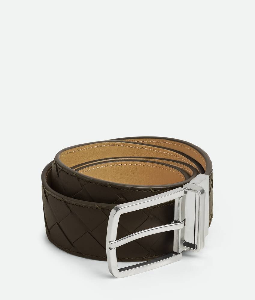 Bottega Veneta Cinturón Reversible Intrecciato