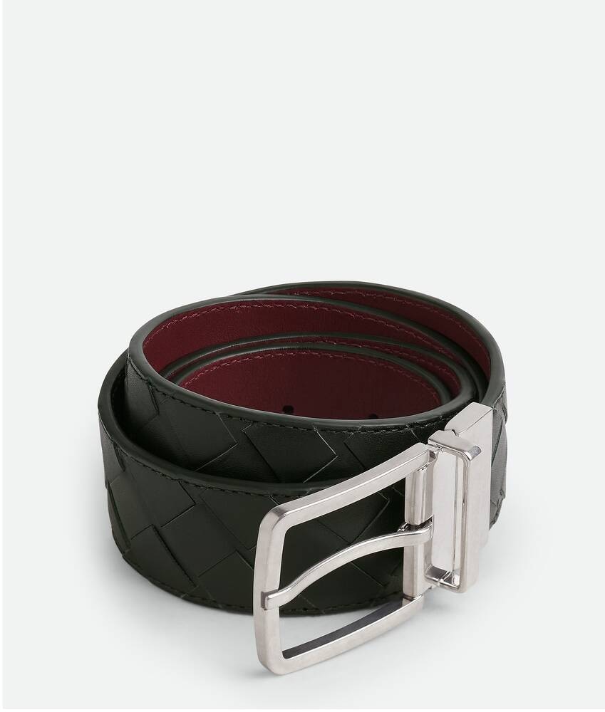 Bottega Veneta Cinturón Reversible Intrecciato