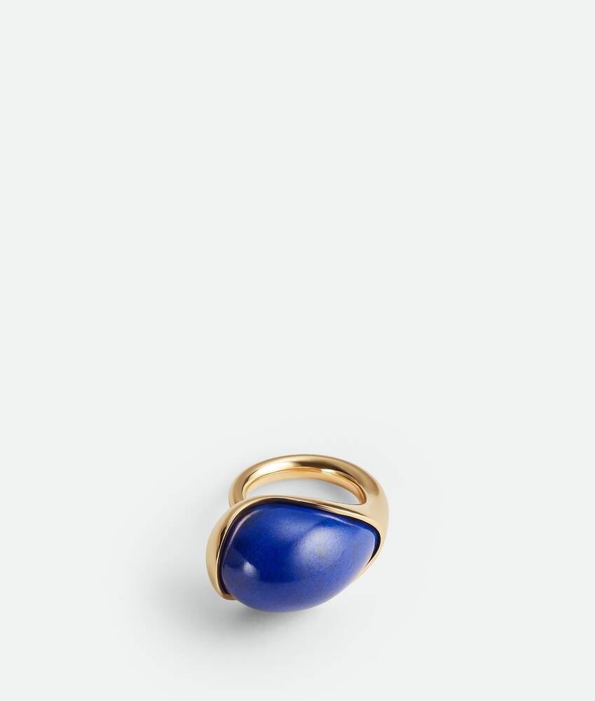 Bottega Veneta Anillo Drop con lapislázuli