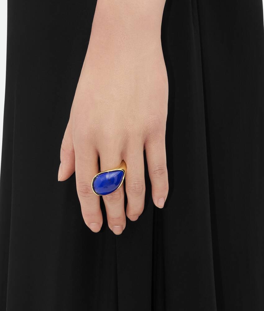 Bottega Veneta Anillo Drop con lapislázuli Rebajas de fin de temporada
