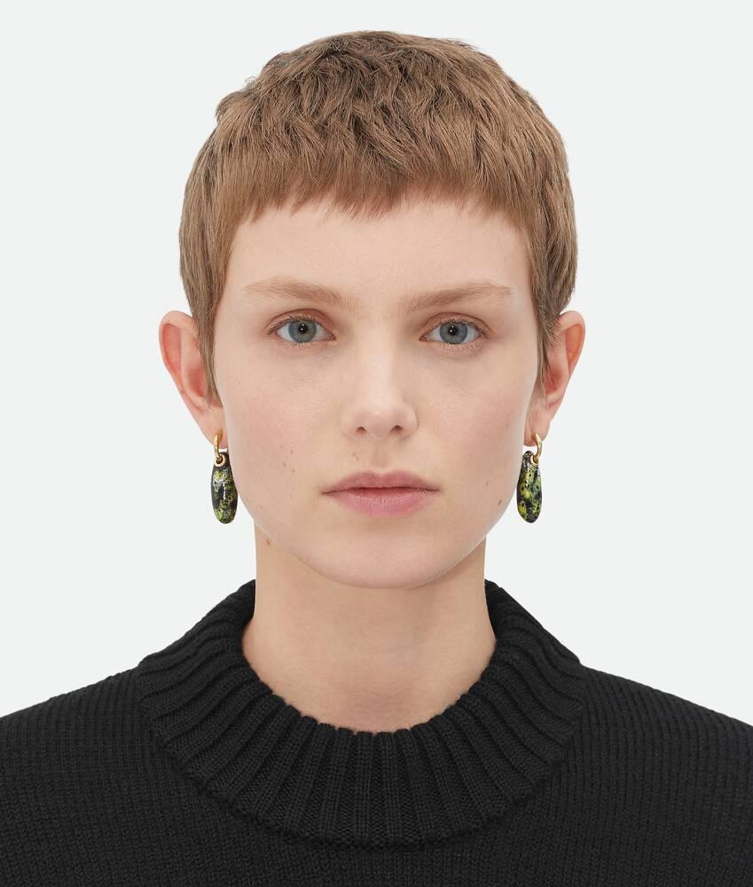 Bottega Veneta Pendientes Ellipse pequeños de cerámica COMPRAR AHORA