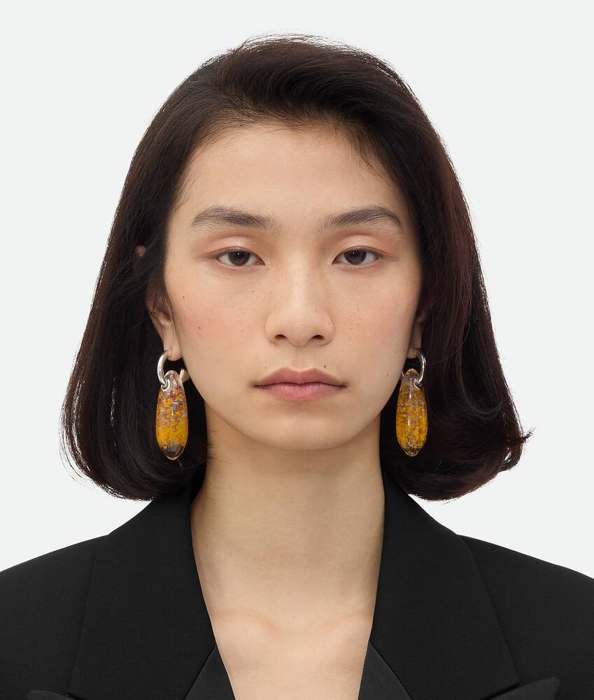 Bottega Veneta Pendientes Ellipse grandes de cristal Último día