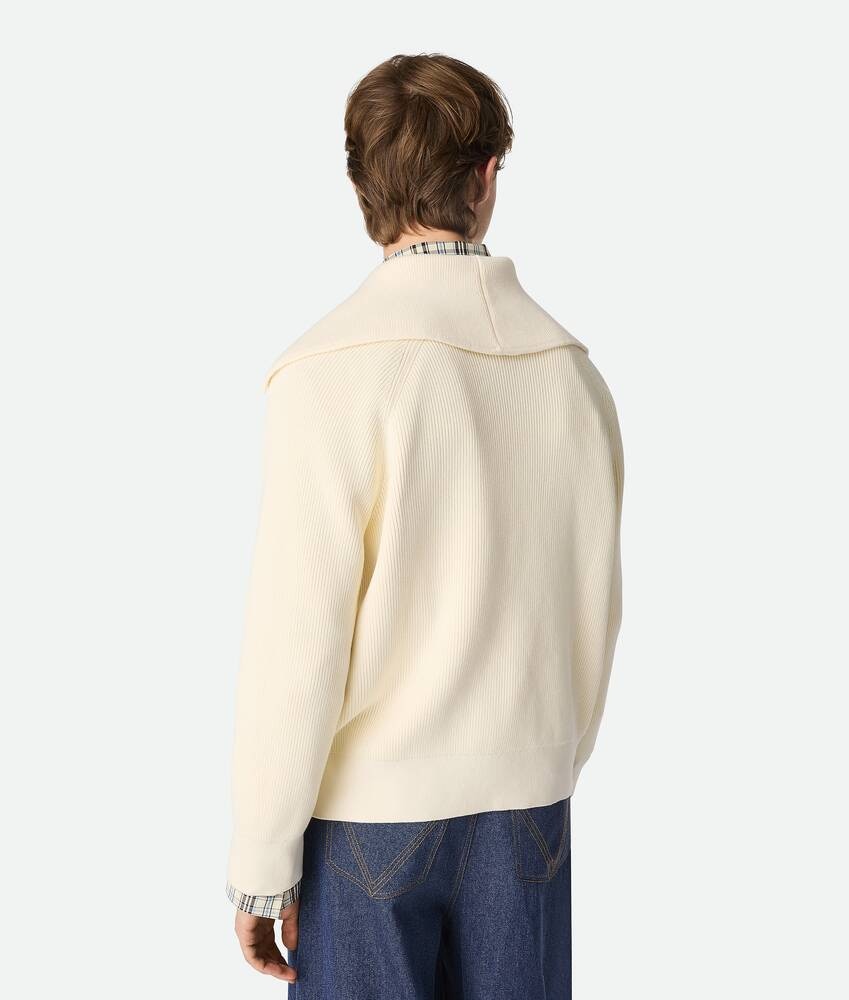 Bottega Veneta Cárdigan de punto inglés de algodón Oferta exclusiva