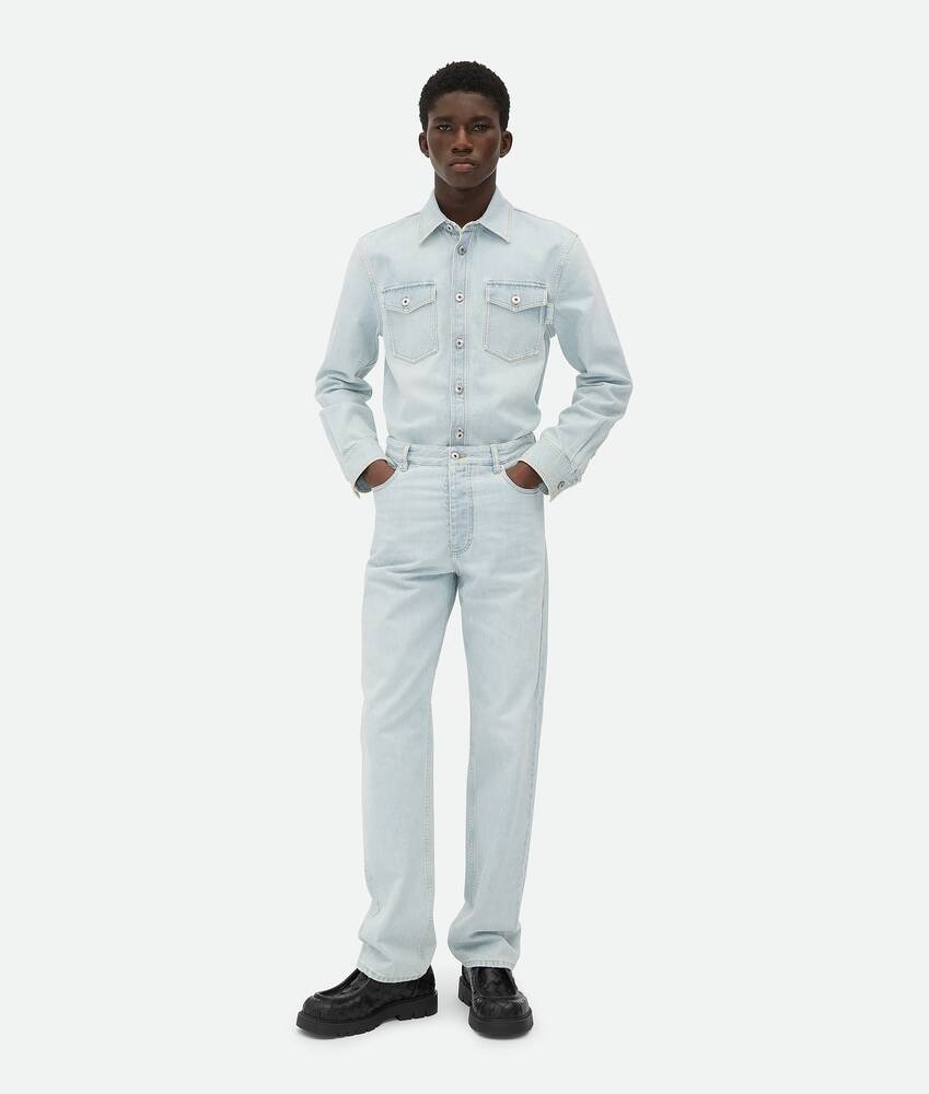 Bottega Veneta Vaqueros Wide Leg con efecto muy desteñido Ofertas de temporada