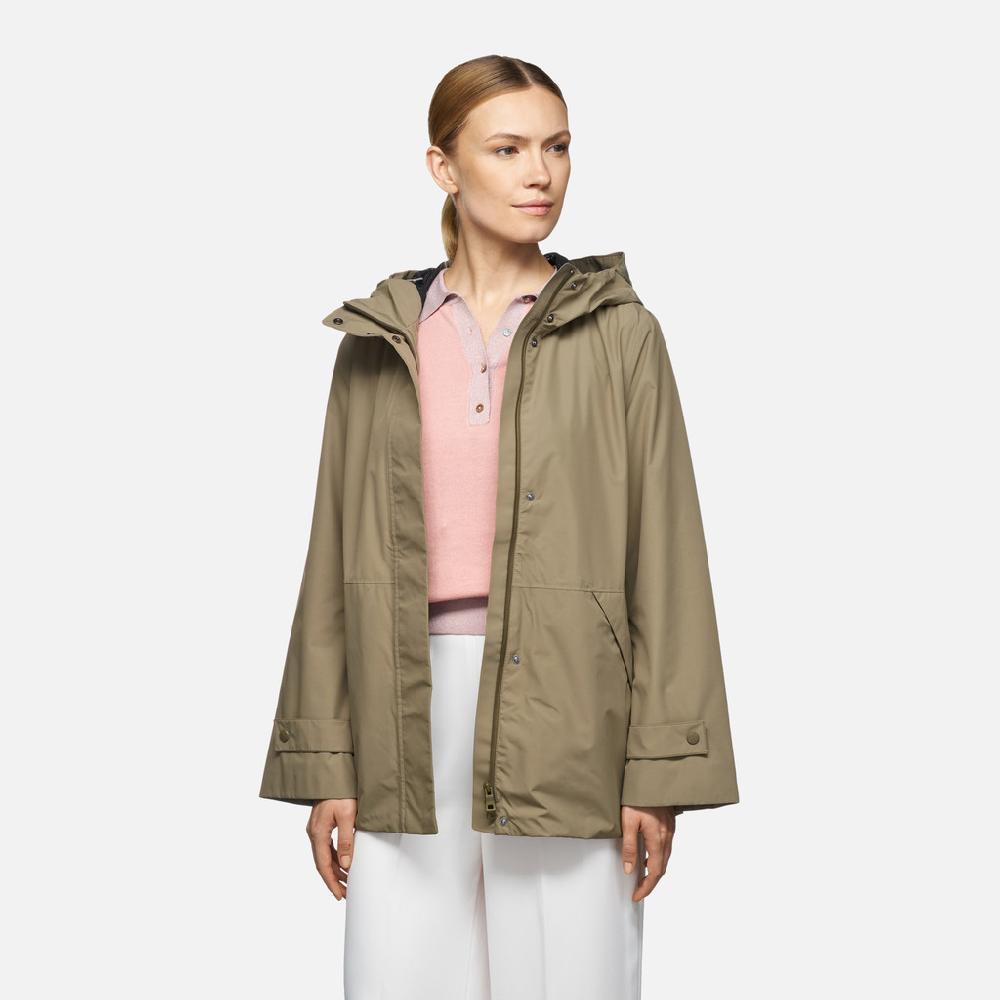 Geox hoara abx mujer W5521CT3228F3272 Chaqueta impermeable Último día