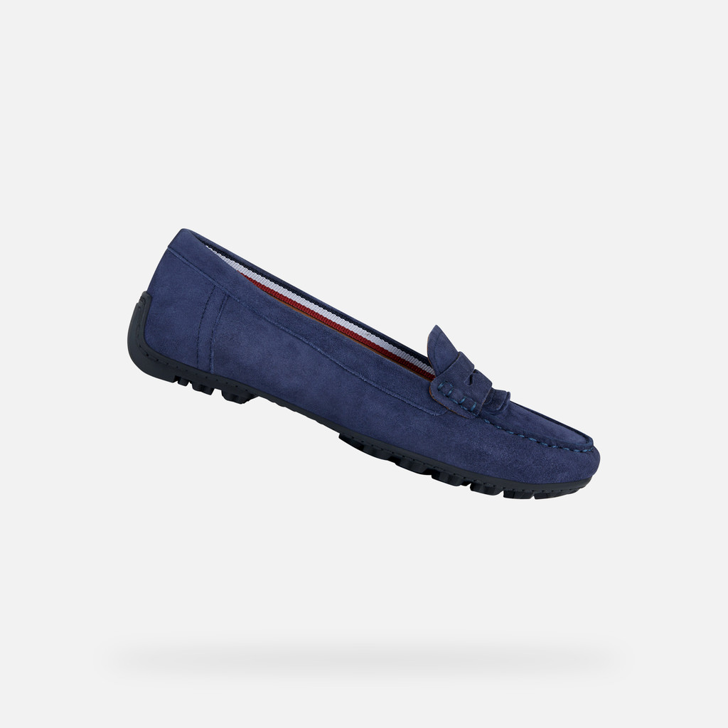 Geox kosmopolis + grip mujer D35RCA00021C4002 Mocasines de ante