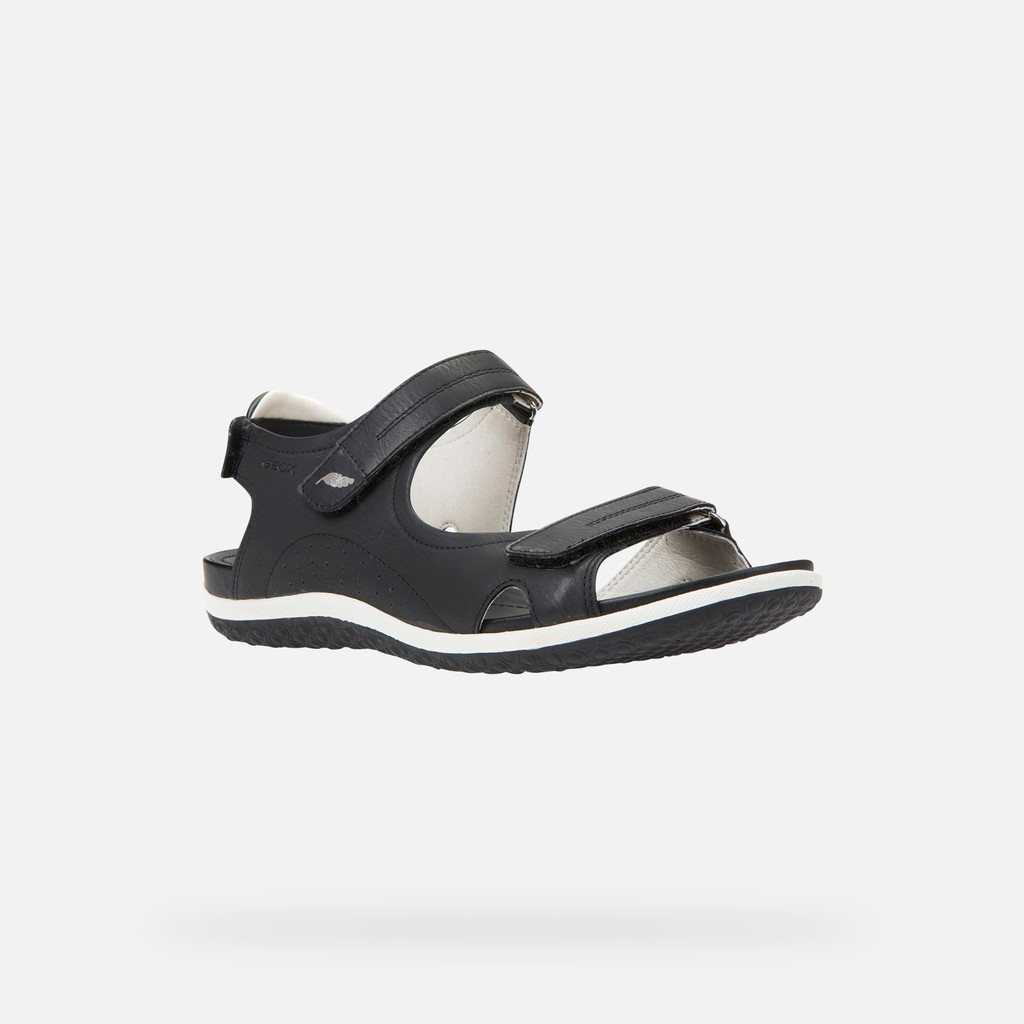 Geox sandal vega mujer D52R6A000EKC9997 Sandalias con correa En oferta