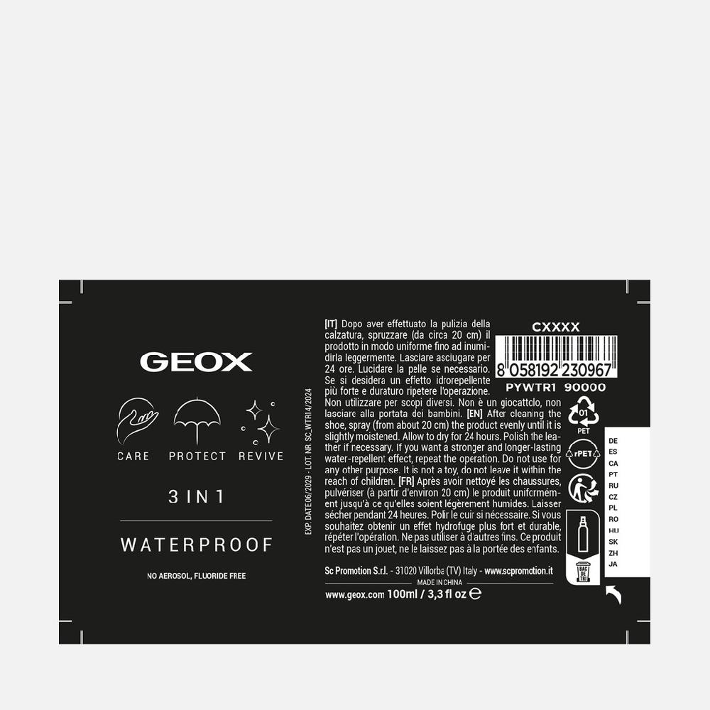 Geox 1 spray impermeabilizante 3 en 1 PYWTR190000CXXXX Spray impermeabilizante calzado Ventas relámpago