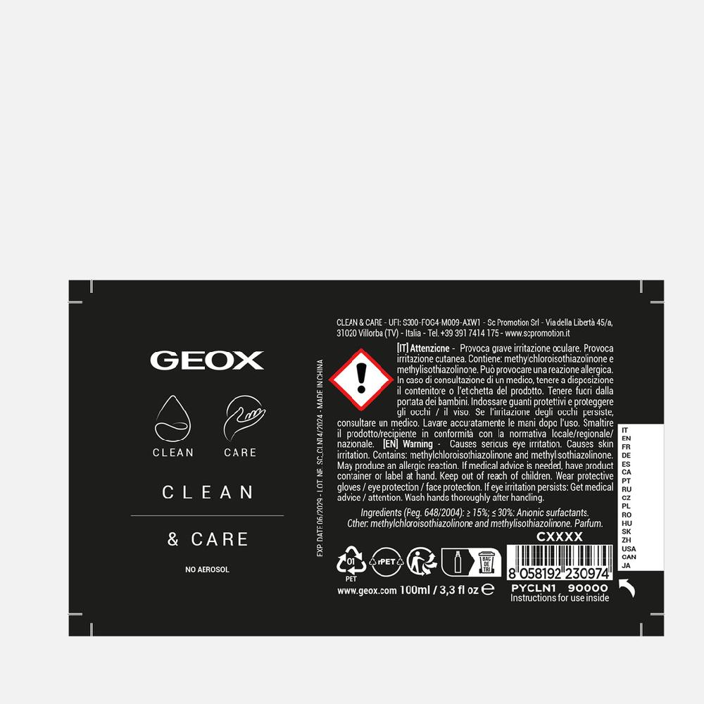 Geox 1 spray limpiador PYCLN190000CXXXX Limpiador zapatos Tienda