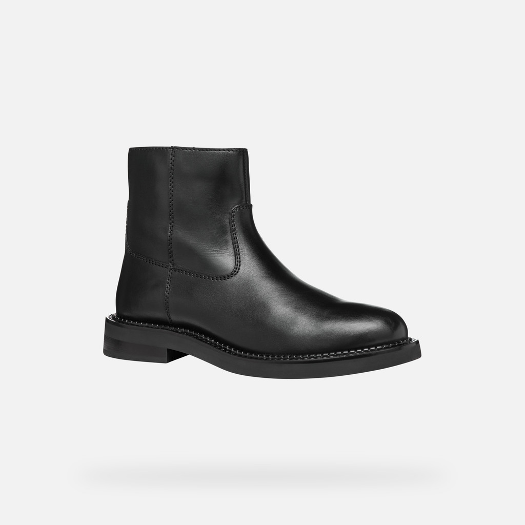 Geox serilda mujer D46WYB00043C9999 Botines de tacón bajo Grandes descuentos
