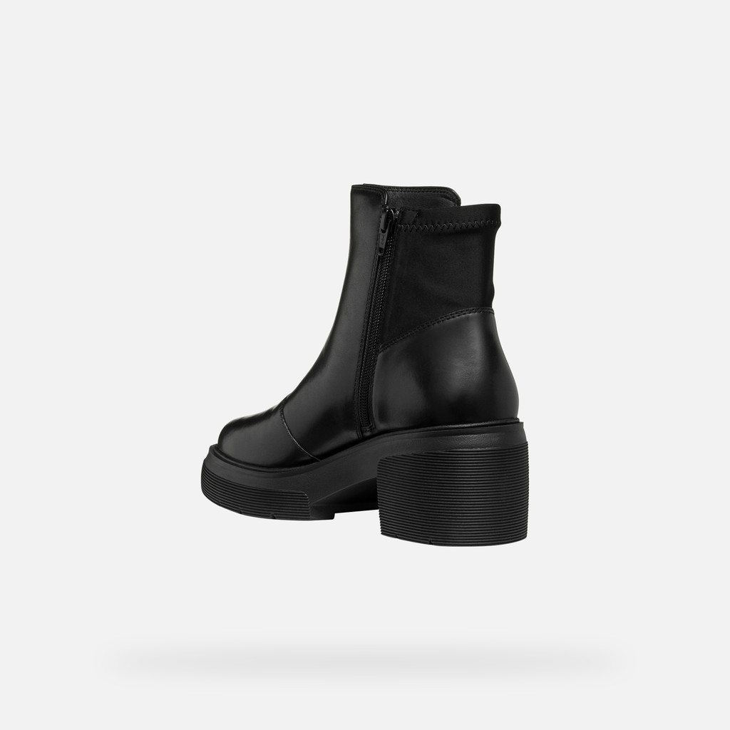 Geox spherica ec15 mujer D46WWA04315C9999 Botines tacón medio Limitado a 3 días