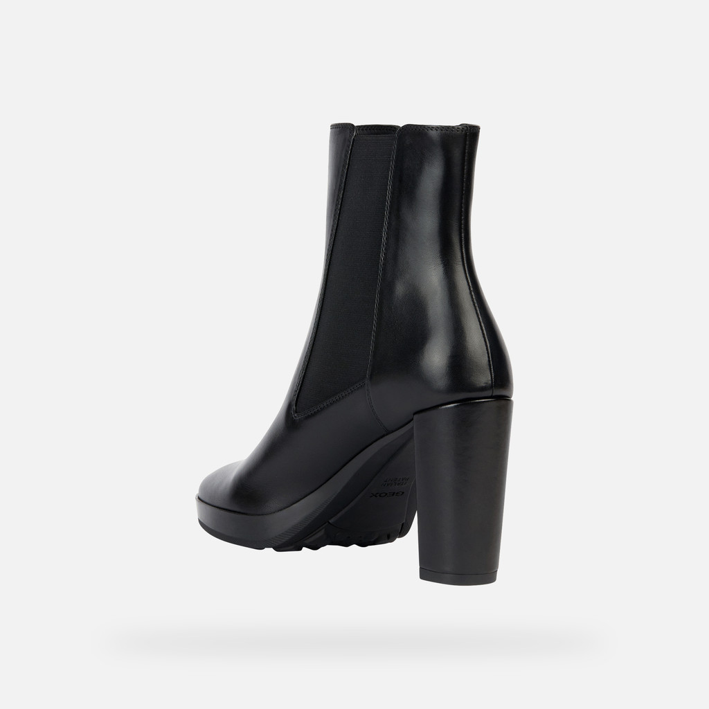 Geox walk pleasure 85 mujer D35TFC00043C9999 Botines de tacón alto Ahorra y exporta