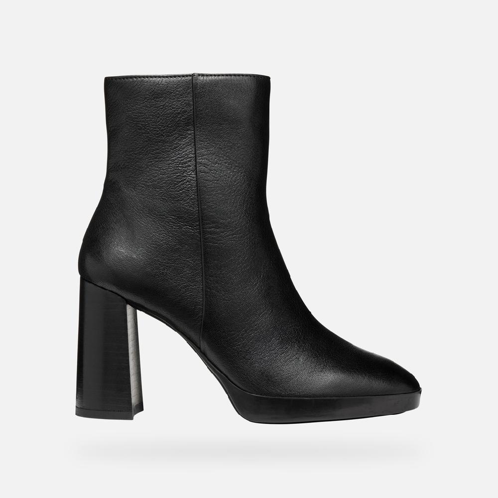 Geox teulada mujer D36VLC000TCC9999 Botines de tacón alto Oferta exclusiva