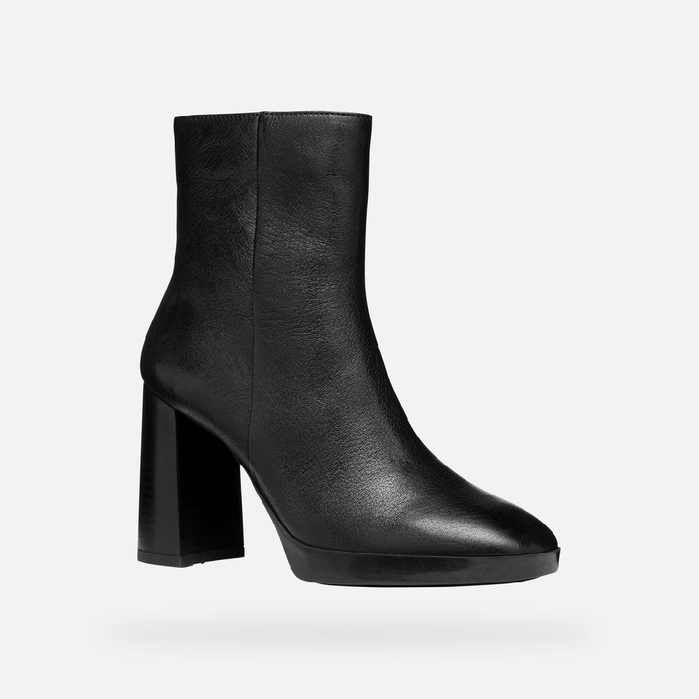 Geox teulada mujer D36VLC000TCC9999 Botines de tacón alto Oferta exclusiva