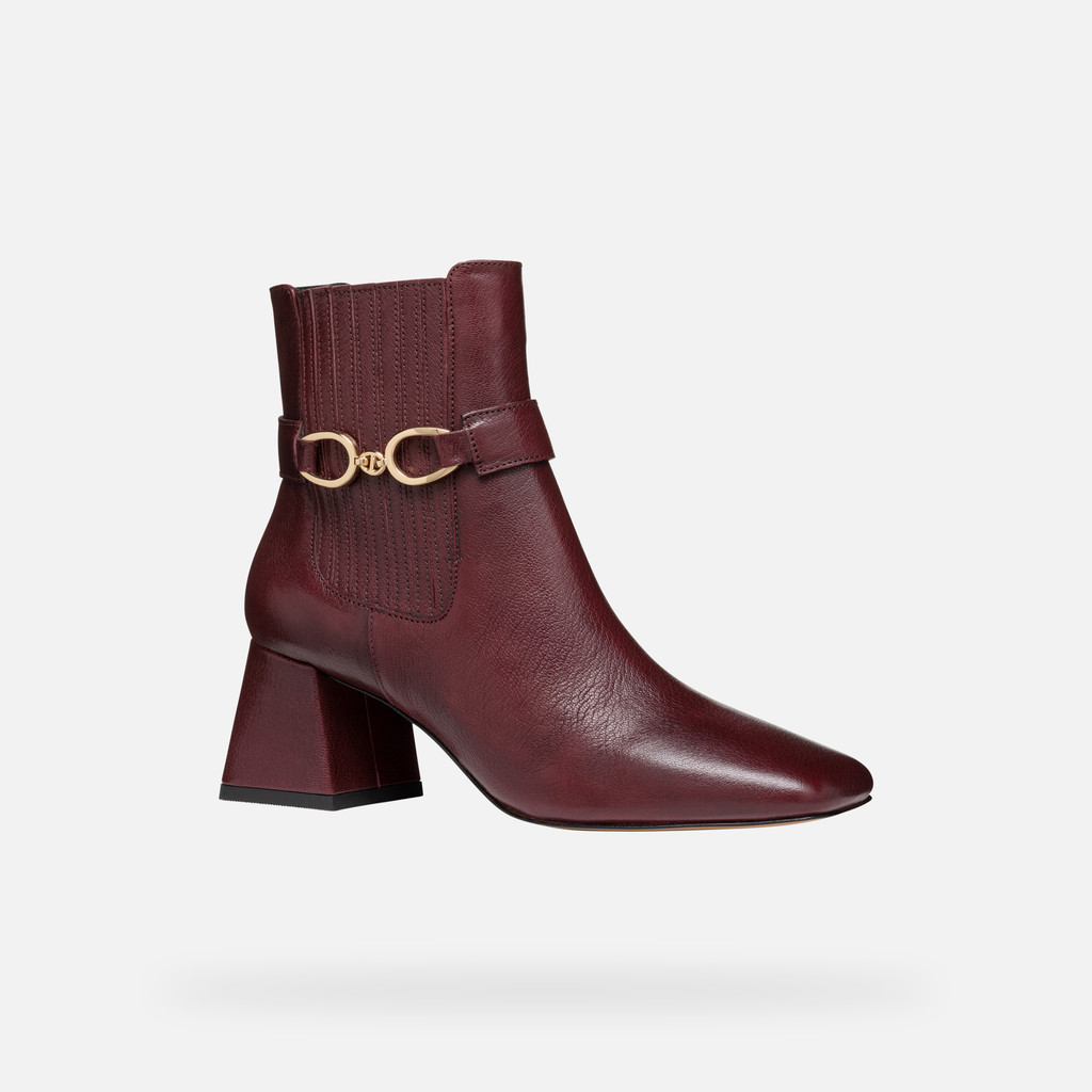 Geox coronilla mujer D46D1D000TCC7011 Botines tacón medio Outlet