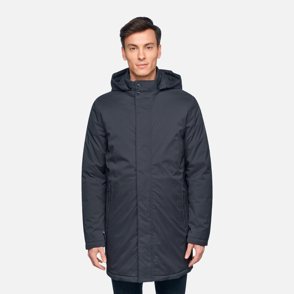 Geox aurelio hombre M4625KT3145F1624 Plumífero largo Rebajas online
