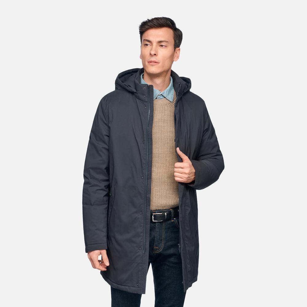 Geox aurelio hombre M4625KT3145F1624 Plumífero largo Rebajas online