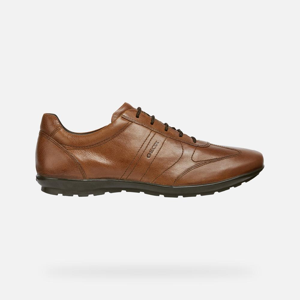 Geox symbol hombre U74A5B00043C6003 Zapatos de piel Superdescuento