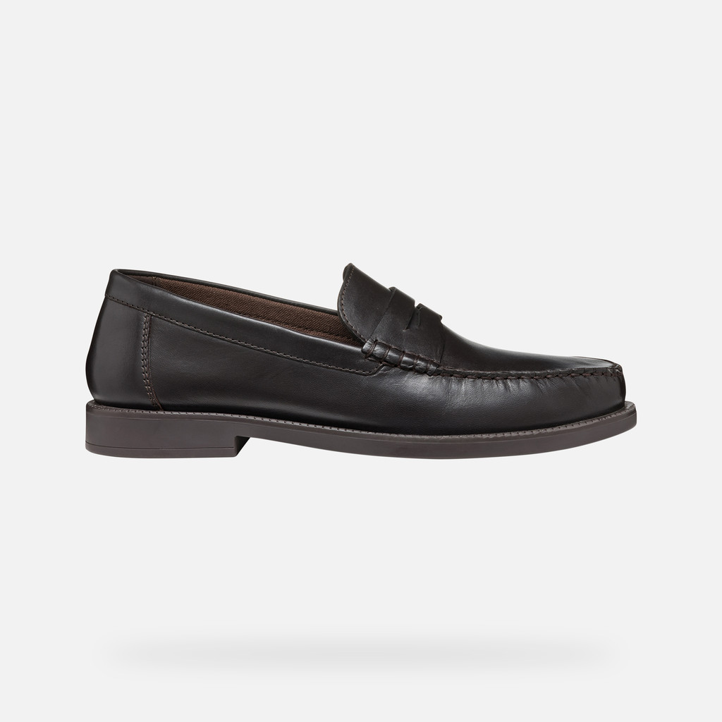 Geox recanati hombre U55HVD00043C6009 Mocasines de cuero Grandes descuentos