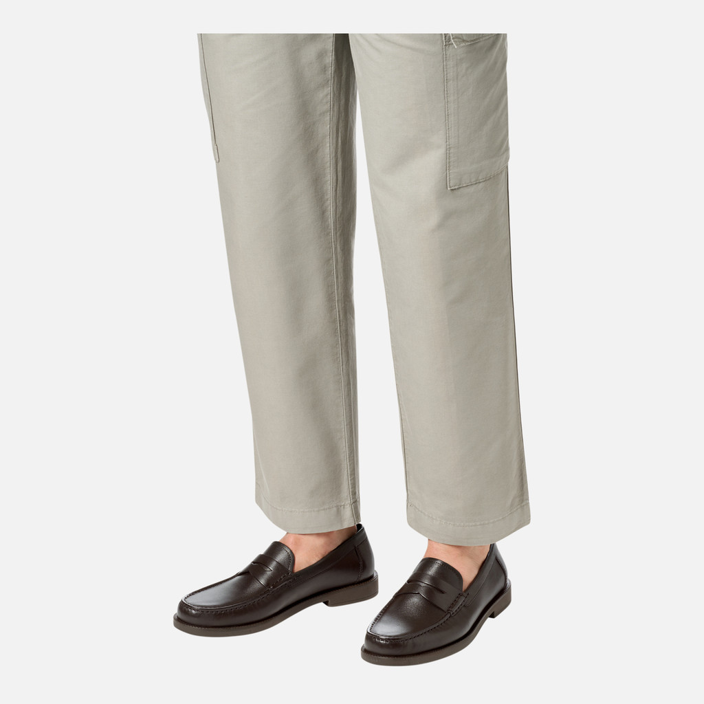 Geox recanati hombre U55HVD00043C6009 Mocasines de cuero Grandes descuentos