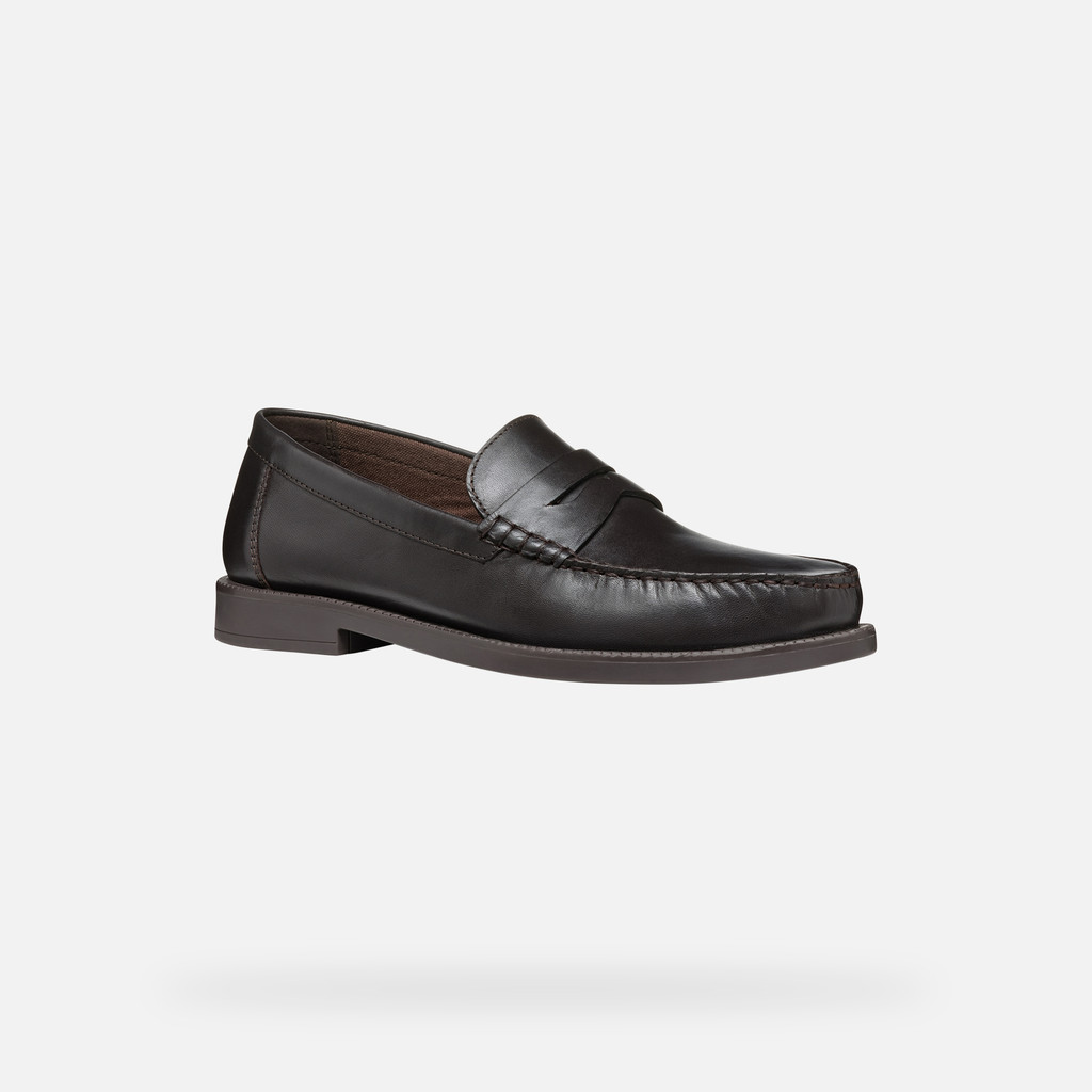 Geox recanati hombre U55HVD00043C6009 Mocasines de cuero Grandes descuentos