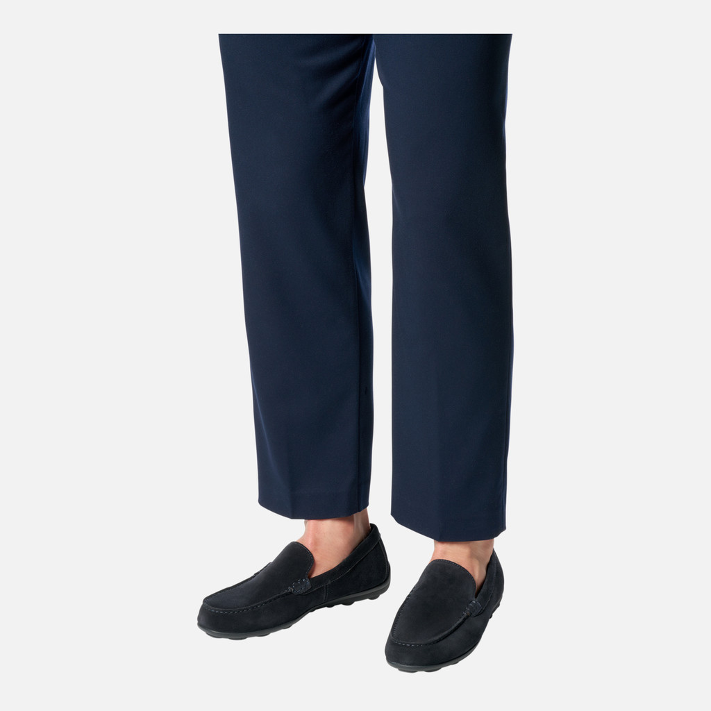 Geox spherica ec16 hombre U55HYA00022C4021 Mocasines de ante Liquidación