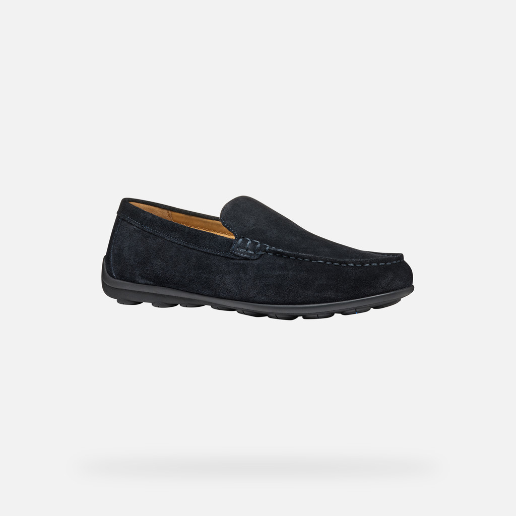 Geox spherica ec16 hombre U55HYA00022C4021 Mocasines de ante Liquidación
