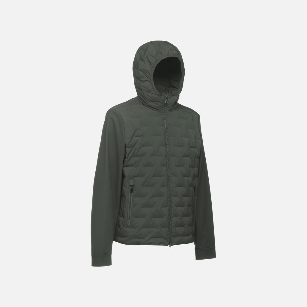 Geox sapienza hombre M5528BTC200F1820 Parka corta Venta caliente
