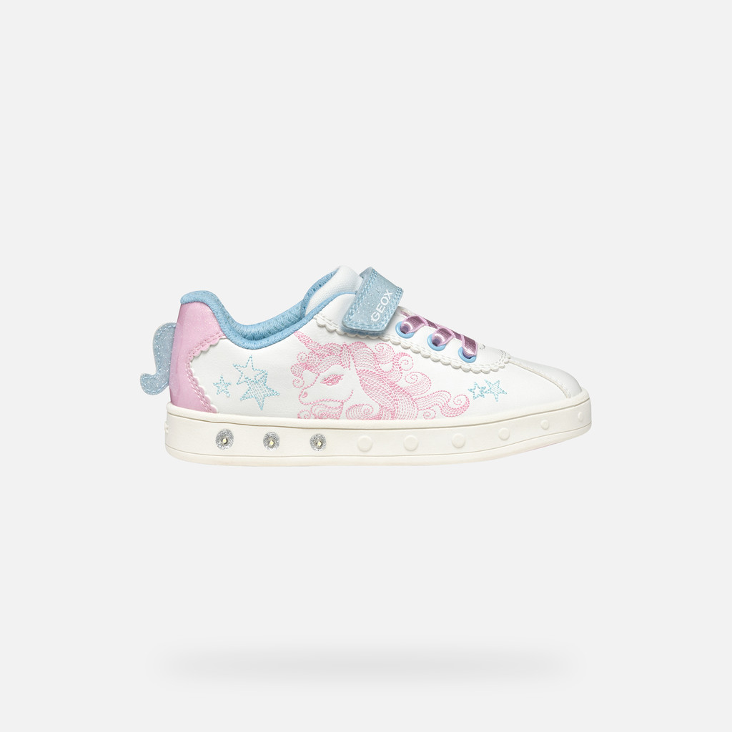 Geox skylin niña J558WA0BCKCC0406 Zapatos con luces Envío internacional gratuito