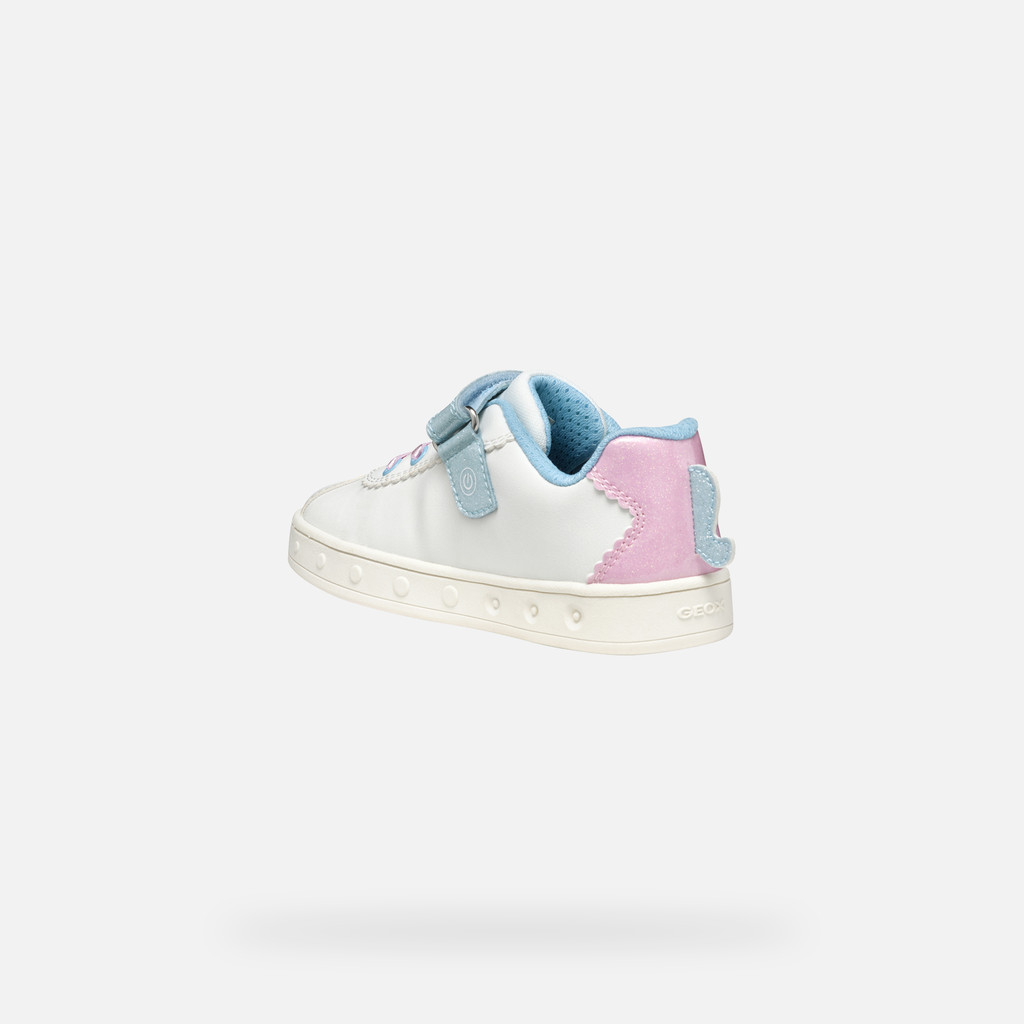 Geox skylin niña J558WA0BCKCC0406 Zapatos con luces Envío internacional gratuito