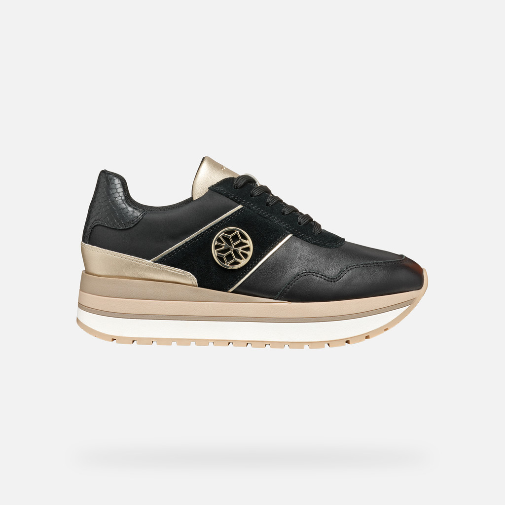 Geox new kency mujer D55MZA08522C9999 Zapatillas de cuña Rebajas baratas