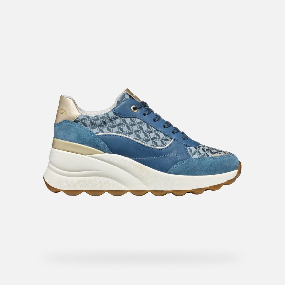 Geox spherica ec13 mujer D45WAA085DSC4005 Zapatillas de cuña COMPRAR AHORA